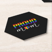 LGbt Pride Proud-Mama Untersetzer (angewinkelt)