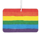 LGBT Pride Rainbow Air Freshner Autolufterfrischer (Rückseite)