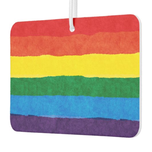 LGBT Pride Rainbow Air Freshner Autolufterfrischer (Links)