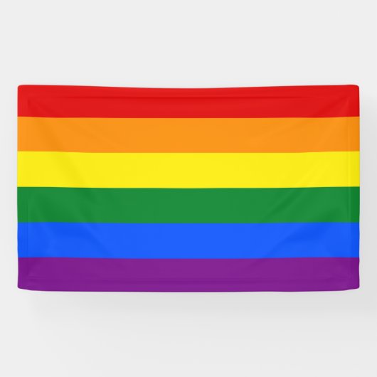 LGBT Pride Rainbow Banner (Horizontal)