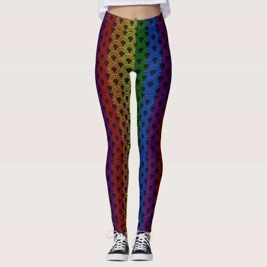 LGBT Pride Rainbow Color Leggings (Vorderseite)