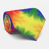 LGBT Pride Rainbow Colors Abstrakt Art Modern Krawatte (Gerollt)