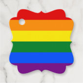 LGBT Pride Rainbow Geschenkanhänger (Vorderseite)