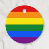 LGBT Pride Rainbow Geschenkanhänger (Vorderseite)