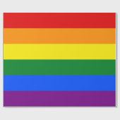 LGBT Pride Rainbow Geschenkpapier (Flach)