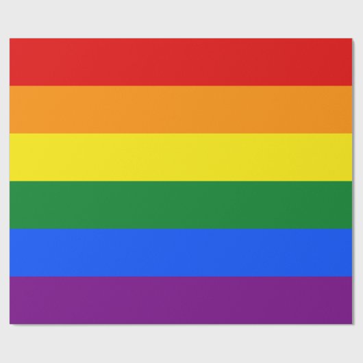 LGBT Pride Rainbow Geschenkpapier (Flach)