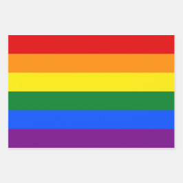 LGBT Pride Rainbow Geschenkpapier Set