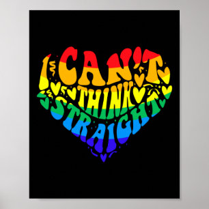LGBT Pride Rainbow - ich kann es mir nicht vorstel Poster