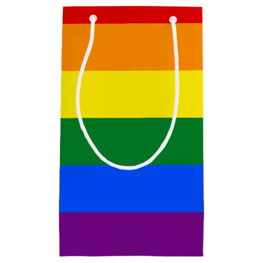 LGBT Pride Rainbow Kleine Geschenktüte (Vorderseite)