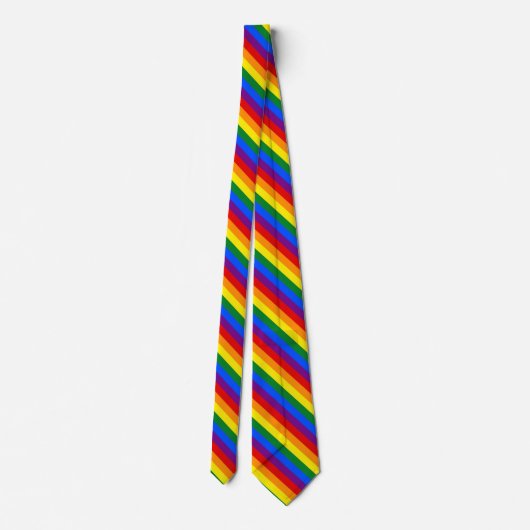 LGBT PRIDE Rainbow Neck Tie Krawatte (Rückseite)