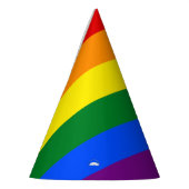 LGBT Pride Rainbow Partyhütchen (Links)
