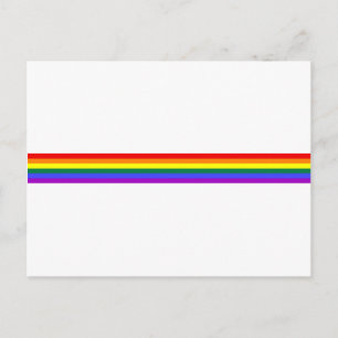 LGBT Pride Rainbow Postkarte