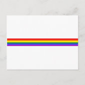 LGBT Pride Rainbow Postkarte (Vorderseite)