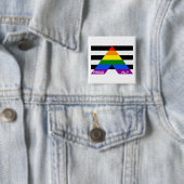LGBT Pride Rainbow Proud Button (Beispiel)