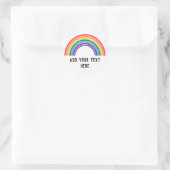 LGBT Pride Rainbow Runder Aufkleber (Tasche)