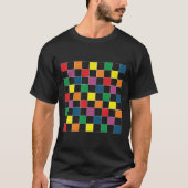 LGBT Pride Rainbow Schachbrett Board T-Shirt (Vorderseite)