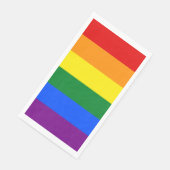 LGBT Pride Rainbow Serviette (Ecke)