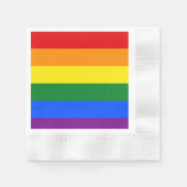 LGBT Pride Rainbow Serviette (Vorderseite)