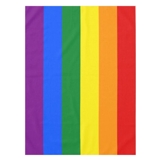 LGBT Pride Rainbow Tischdecke (Vorderseite)