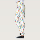 LGBT-Pride-Regenbogen-Muster Leggings (Links)