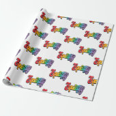 LGBT-Pride-Regenbogenflagge Geschenkpapier (Ungerollt)