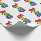 LGBT-Pride-Regenbogenflagge Geschenkpapier (Ecke)