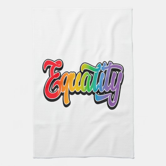 LGBT-Pride-Regenbogenflagge Geschirrtuch (Vertikal)