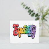 LGBT-Pride-Regenbogenflagge Postkarte (Stehend Vorderseite)