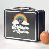 LGBT-Pride-Regenbogenmütter für Königinnen, schwul Metall Brotdose (Beispiel)