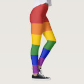 LGBT-Pride-Regenbogenstreifen Leggings (Rechts)