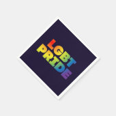 LGBT PRIDE SERVIETTE (Ecke)
