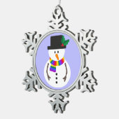 LGBT+ Pride Snowman Snowflake Ornament (Rechts)