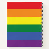 LGBT Pride Spiral Notebook Notizblock (Rückseite)