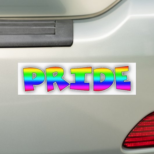 LGBT Pride Stolz ist schwuler Rainbow-Autoaufklebe Autoaufkleber (Auf Auto)