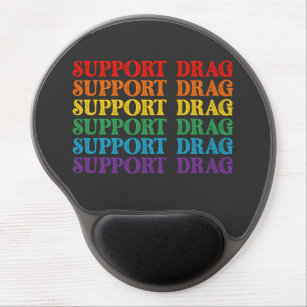 LGBT-Pride-Support-Drag ist kein Verbrechen Gel Mousepad