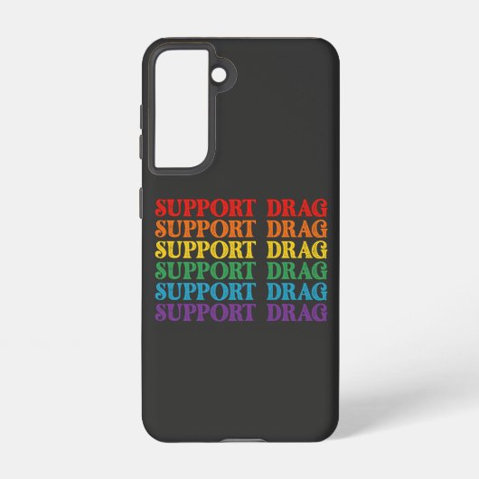 LGBT-Pride-Support-Drag ist kein Verbrechen Samsung Galaxy Hülle (Rückseite)