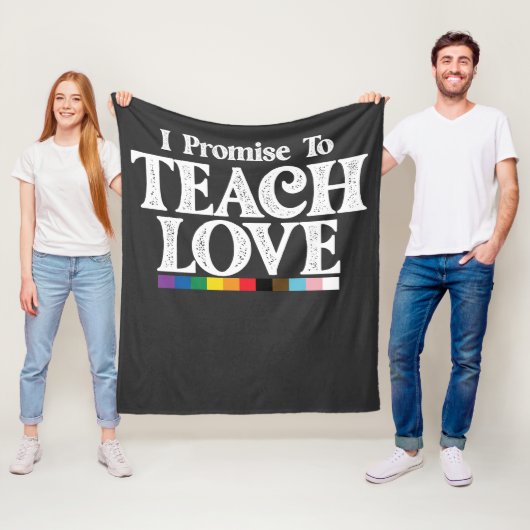 LGBT Pride Teacher verspreche ich, Liebe Gay zu le Fleecedecke (Beispiel)