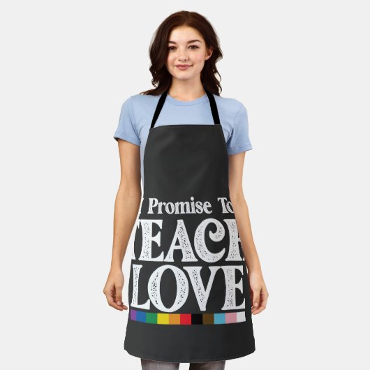 LGBT Pride Teacher verspreche ich, Liebe Gay zu le Schürze (Getragen)