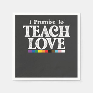 LGBT Pride Teacher verspreche ich, Liebe Gay zu le Serviette