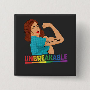 LGBT Pride unbrechbare Mama Gay Lesbian Trans Button