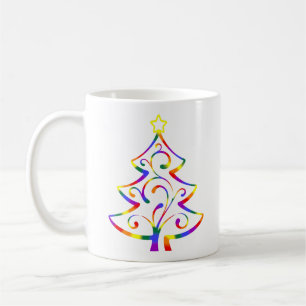 LGBT+ Pride-Weihnachtsbaum-Mug Kaffeetasse