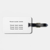 LGBT Pride Weltkarte kundenspezifische Gepäckmarke Gepäckanhänger (Rückseite horizontal)