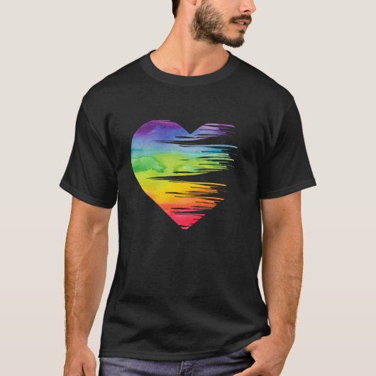 LGBT Primäreffektur Herzerkrankung Schwule Lesben T-Shirt (Vorderseite)