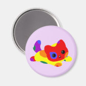 LGBT+ Prix Cat Magnet (Vorderseite/Rückseite)