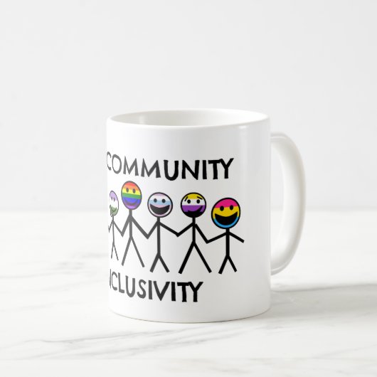 LGBT Prix Community Kaffeetasse (VorderseiteRechts)