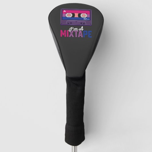 LGBT Prix in a Mixtape Cassette Bi Golf Headcover (Vorderseite)