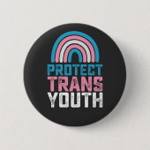LGBT Prix Schützen Trans Transgender-Jugendkids Button (Vorderseite)