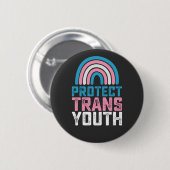 LGBT Prix Schützen Trans Transgender-Jugendkids Button (Vorne & Hinten)