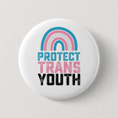 LGBT Prix Schützen Trans Transgender-Jugendkids Button (Vorderseite)