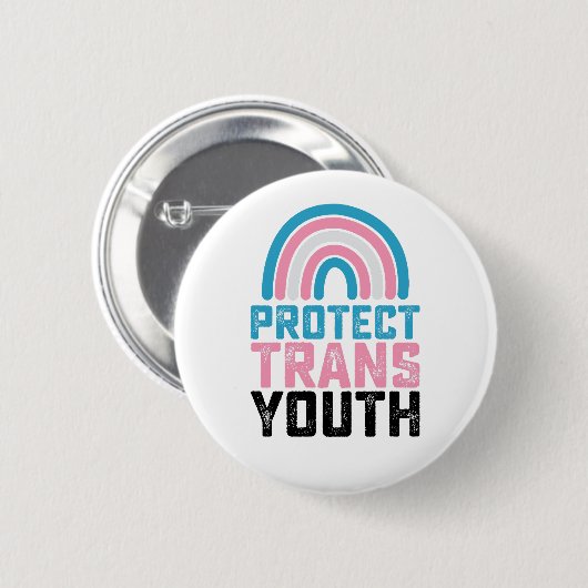 LGBT Prix Schützen Trans Transgender-Jugendkids Button (Vorne & Hinten)